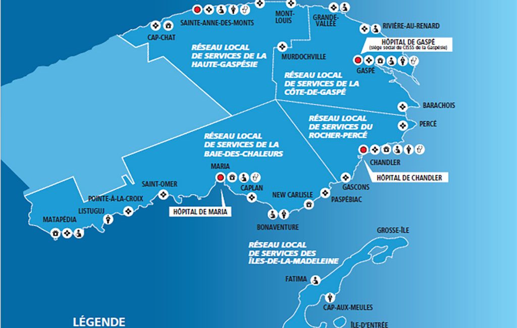 Carte des installations zoom